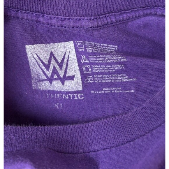WWE Stone Cold Steve Austin T-Shirt Men’s XL Purple Twin Cities MN - Picture 4 of 4